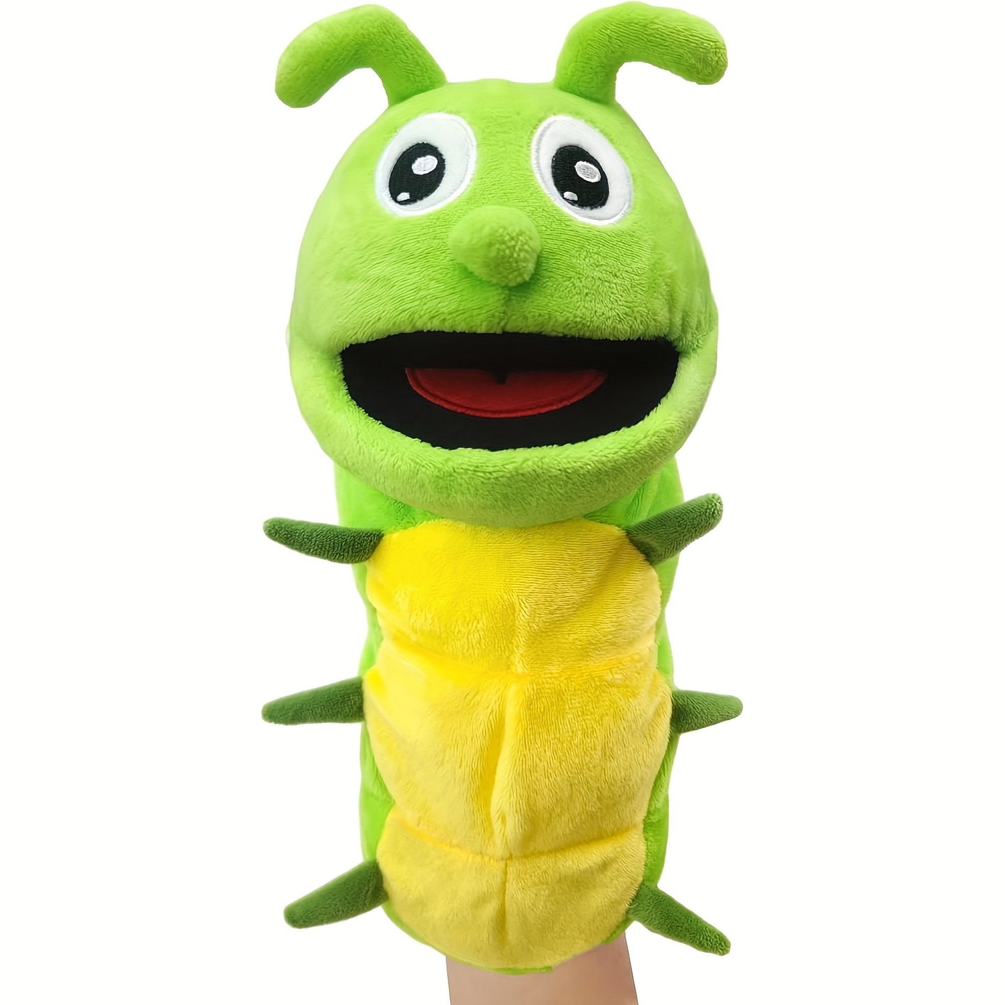 Movable-Mouth Insect Hand Puppets in Bee, Ladybird, Dragonfly, Butterfly, Ant and Caterpillar Styles