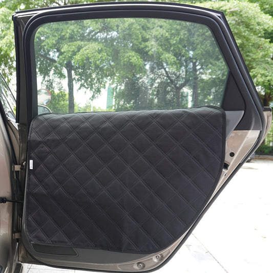 Car Door Protector for Dogs 2-Pack | Pet Scratch Guard Cover for Car Interior Door Panel, Waterproof Dirt-Resistant with Exclusive Lock Tabs & Armrest Straps, Fits All Cars Trucks SUVs, 22"x29"