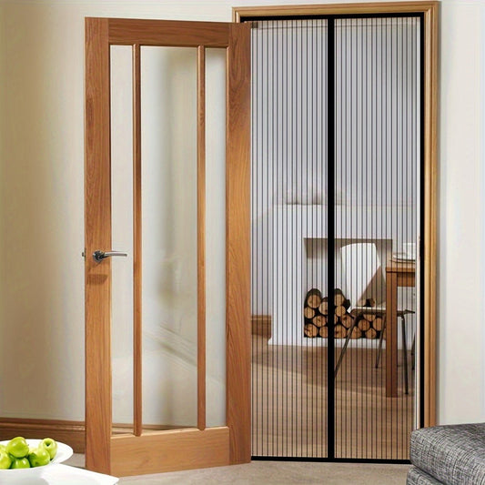 Magnetic Screen Door – Heavy Duty Retractable Mesh Door Curtain, Pet-Friendly & Insect Proof, Auto-Close Magnetic Closure for Patio, Front Door & Sliding Doors, Easy Install, 39x82 Inch