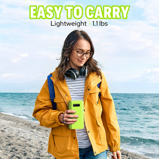 Portable Power Station 88.8Wh 65W Compact Unit with AC Outlet, QC3.0 USB, DC and Carry Handle