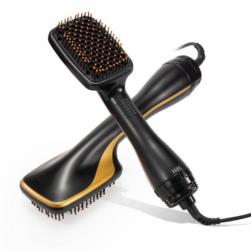 3-in-1 Hot Air Brush Hair Dryer Straightener Comb, Ionic Blow Dryer Brush with Negative Ion Frizz Control