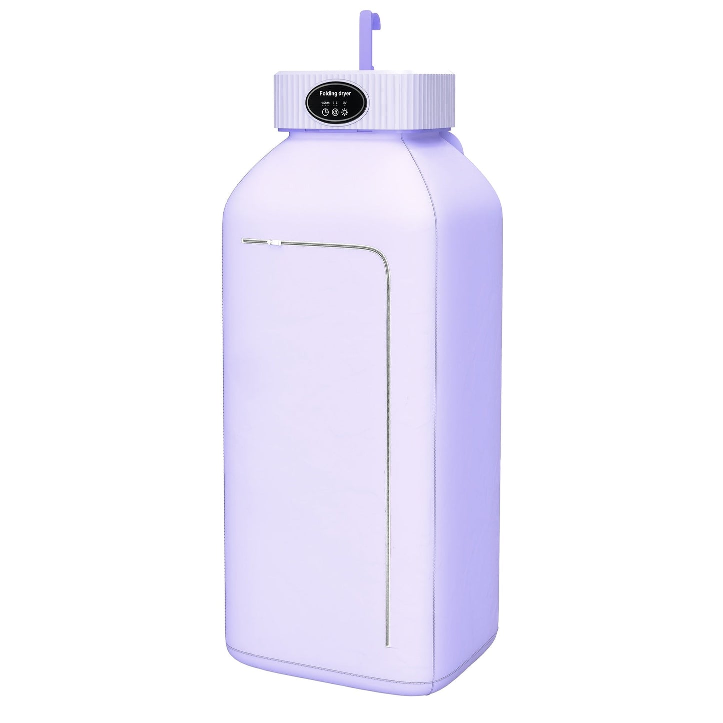 Portable Clothes Dryer with Tall Foldable Fabric Cabinet in Pink, Khaki or Purple Checkout Colors