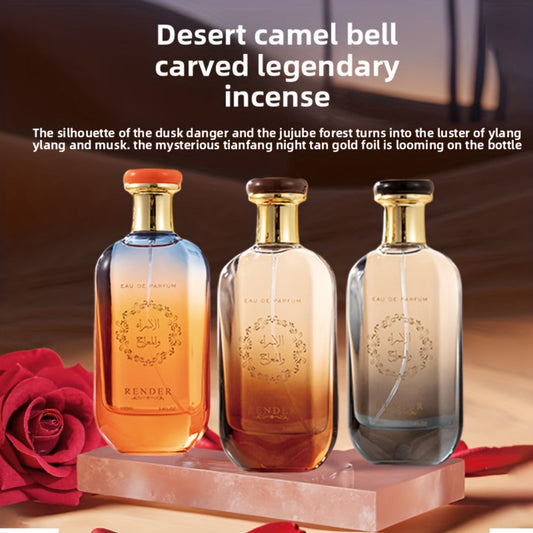 Arabian Perfume Vanilla Scent for Women and Men Long Lasting Oriental Fragrance - Elegant Portable Spray Unisex Romantic Date Night Gift Attraction Lure Proactive