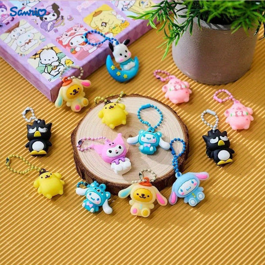 40pcs Kawaii Blind Box Mini Figures & Pendants – Sanrio Mystery Surprise Dolls Set, Party Favors Goodie Bag Fillers Classroom Rewards Gift for Kids Girls Birthday Christmas Easter Stocking Stuffer