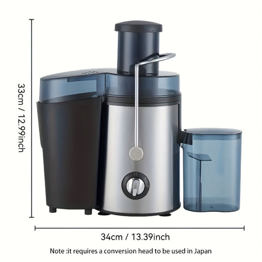 Centrifugal Juicer Machine with 3-Inch Wide Mouth – 22000RPM Dual-Speed Fruit & Vegetable Juice Extractor, Multifunctional Blender & Food Processor, Detachable Easy-Clean Design with Overheat Protection