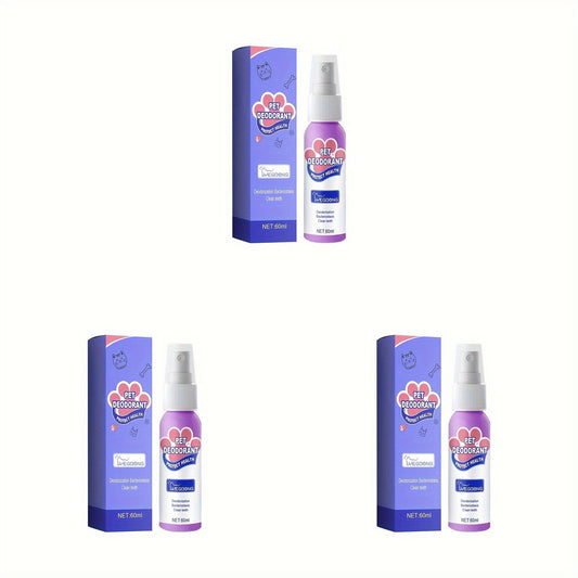 Pet Dental Spray for Dogs & Cats – Teeth Cleaning & Bad Breath Freshener, No-Brush Oral Care Spray for Plaque & Tartar Control, Safe Daily Use