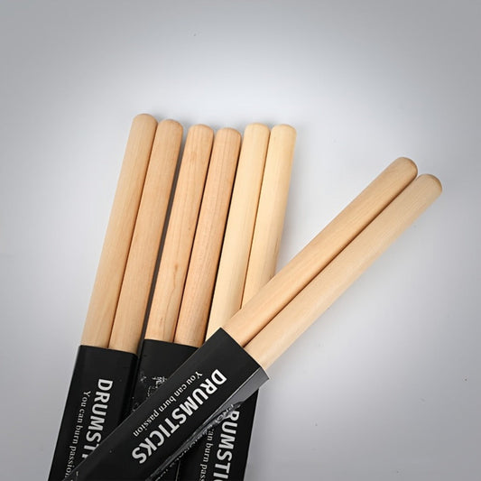 5A Wooden Drumsticks, 4 or 10 Pairs for Practice and Performance detail image
