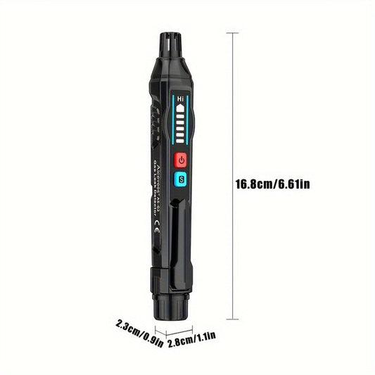 Combustible Gas Leak Detector - High Sensitivity Natural Gas & Methane Alarm with Audible & Visual Alert for Home & Industrial Safety