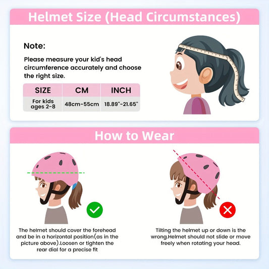 Kids Bike Helmet Adjustable XS Unisex Removable Liner Ventilation Matte Finish Fits 18.89-21.65 Inch Cycling Scooter Skateboard Safety Gift Boys Girls Ages 3+ Blue Orange Black Pink Green Red
