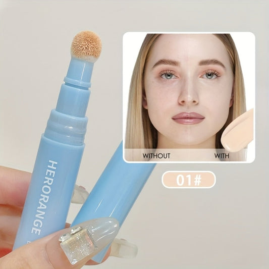 Air Cushion Concealer Pen 3-Pack with Sponge Tip – Covers Dark Circles, Spots & Blemishes, Buildable Coverage, Moisturizing Long-Lasting Natural Finish Makeup Set for Women