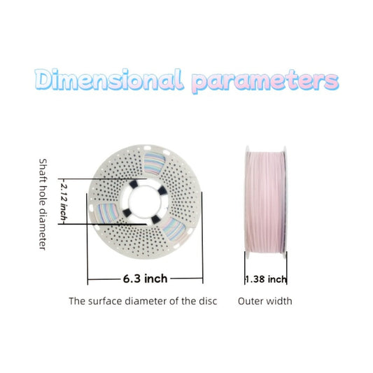Vacuum Box PLA Filament 1.75mm 250g Various Colors Low Warping High Precision ±0.02mm Moisture Proof Premium Sealed Spool Compatible with Most FDM 3D Printers Special Edition