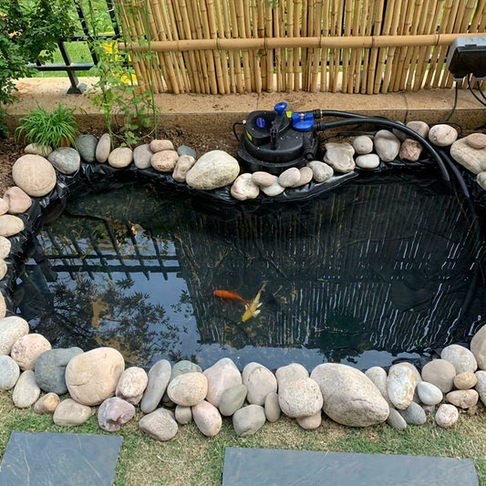 Pond Liner 5x10FT Black – Anti-Seepage Film for Fish & Koi Pond