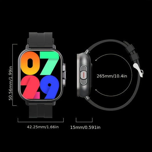 Smart Watch and TWS Earbuds Combo with Integrated Charging Case and Ten Metal Strap Selections