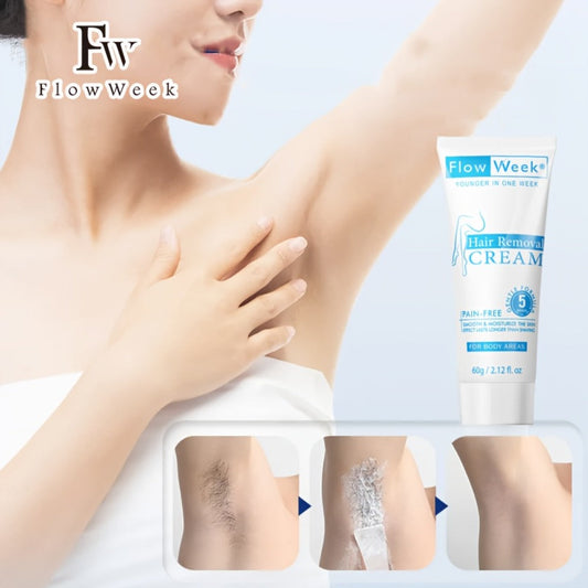 Hair Removal Cream for Men Gentle Fast-Acting Alcohol-Free Depilatory Cream Body Legs Arms Chest Back Intimate Areas Painless Smooth Skin Hair Remover Sensitive Skin Safe 1pc 3pc 5pc Value Pack