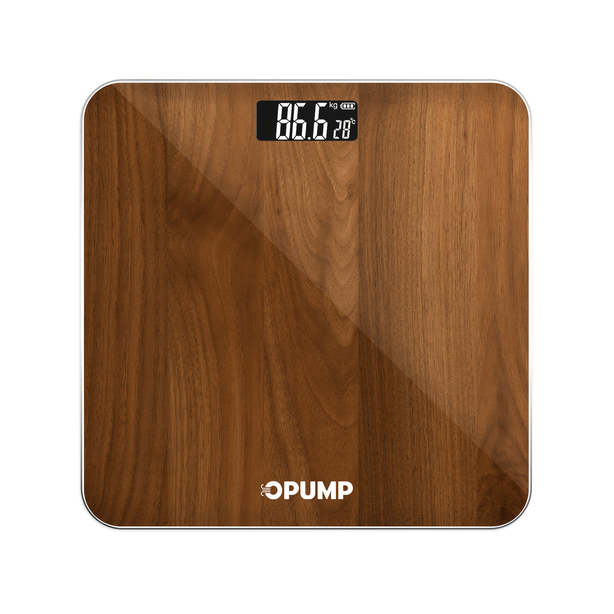 Digital Bathroom Scale High Precision, Electronic Body Weight Scale with Backlit HD LCD Display, kg/lb/st Switchable