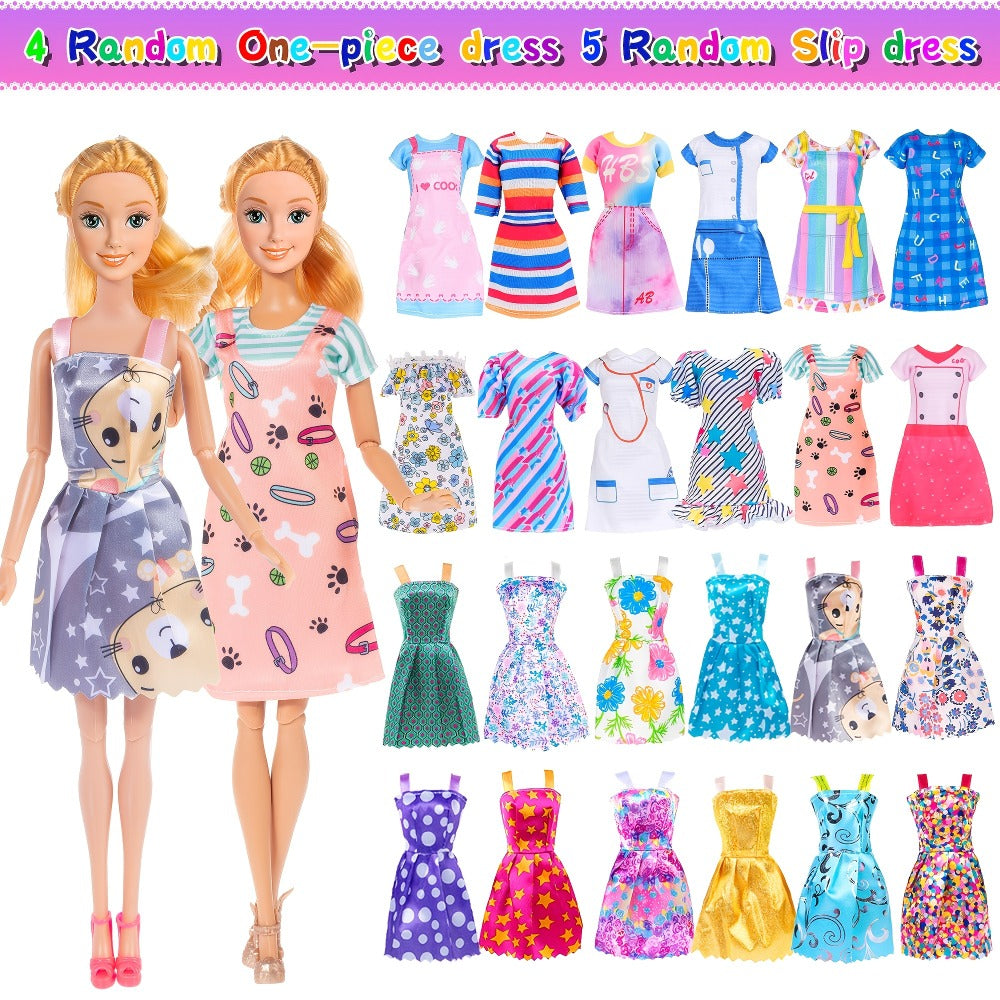 11.5-Inch Fashion Doll with Assorted Dresses, Shoes, Handbags, Jewelry and Random Coat Accessories