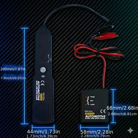 Automotive Wire Tracker EM415PRO 6-42V DC – Non-Contact Induction Probe Circuit Tester for Fast Locating Broken Wires & Short Circuits in Car, Truck & Vehicle Electrical Repair