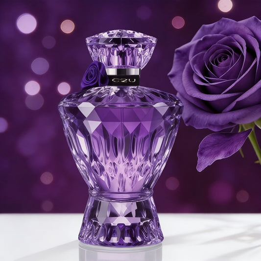 Women's Perfume Eau de Parfum - Mysterious Purple Floral Woody Musk Long Lasting Fragrance for Daily Wear & Dates, Elegant Gift for Her, Perfect for Valentine's Day Christmas & New Year, 75ml
