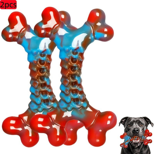 Dog Toy Orange Blue Braided Chew and Tug Bundle with 1, 2, 4 or 5-Piece Options for Large Dogs