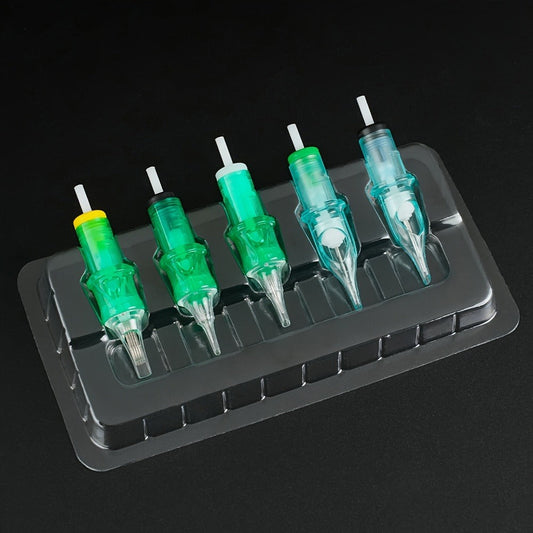 Disposable Tattoo Needle Holders 50Pcs Sterile Single-Use Grip Tubes for Professional & Beginner Tattoo Artists Pre-Sterilized Tattoo Grips Universal Fit Coil & Rotary Machine Tattoo Supplies