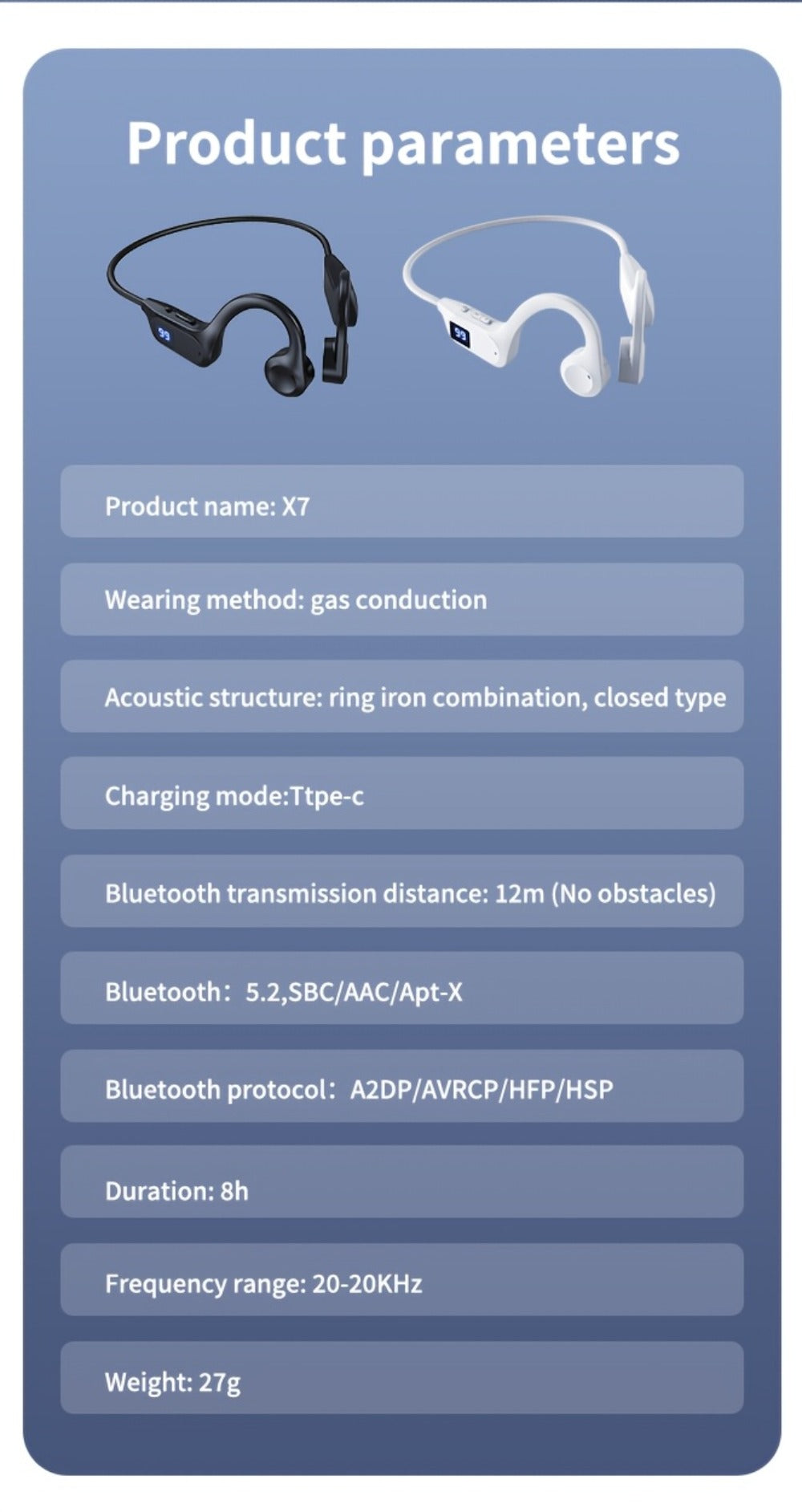 Open Ear Sports Headphones with Microphone 15-Hour Battery True Wireless Bluetooth Earphones for Running Exercising Cycling Gym Workout Awareness Mode