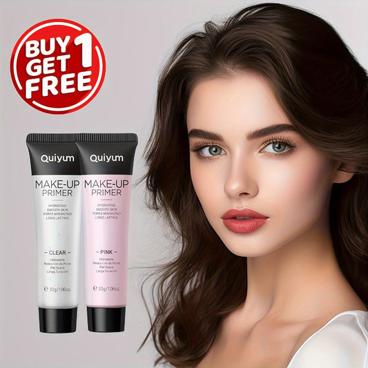 Face Primer Set 2 Pcs Pore Minimizing Oil Control – Smoothing Long-Lasting Lightweight Matte Makeup Base for Flawless Foundation, All Skin Types Daily Wear & Oily Combination Skin Women