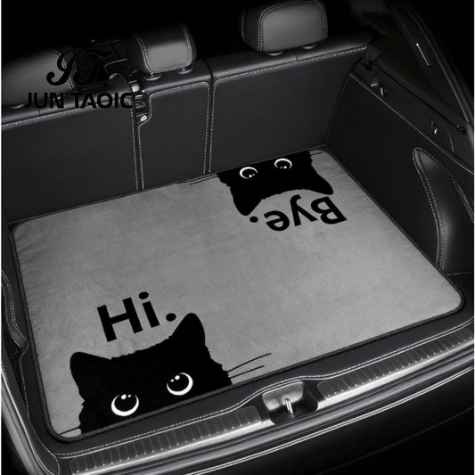 Car Trunk Mat Cargo Liner – Waterproof Non-Slip Trunk Floor Mat with Pattern Designs to Protect Vehicle Interior from Dirt, Spills & Scratches | Multiple Styles