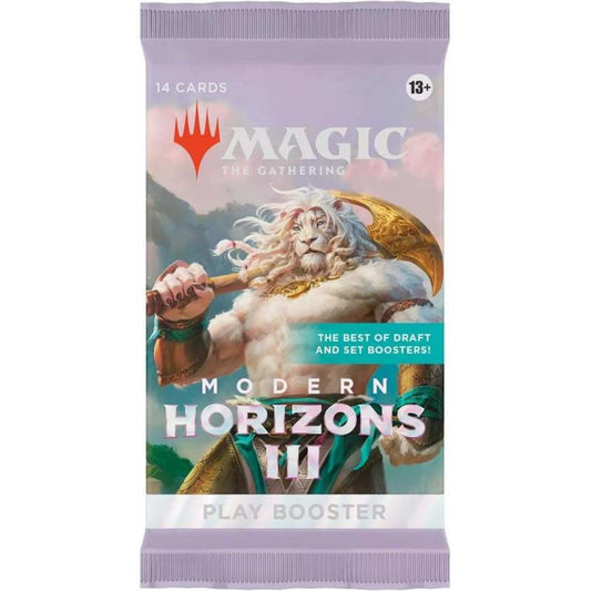 Card Game Modern Horizons 3 Play Booster Pack with 14 Randomized Cards in a Single-Pack Format
