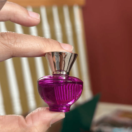 Versace Dylan Purple Pour Femme Perfume for Women EDP Travel Spray 5ml Authentic Floral Fruity Grape Peony Musk Long Lasting Portable Atomizer Gift for Her 0.17 fl oz