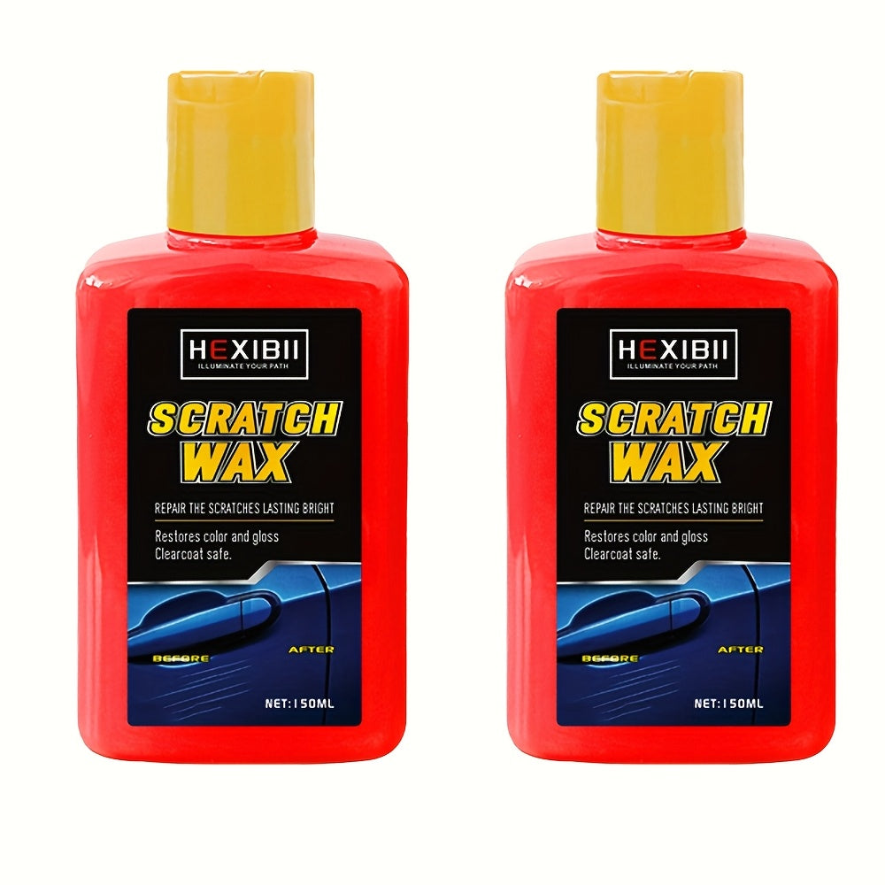 Car Scratch Remover Paste Kit – Clear Coat Scratch Eraser for Light Surface Marks & Swirl Marks, Car Paint Repair Paste | 150ml or 2-Bottle Set