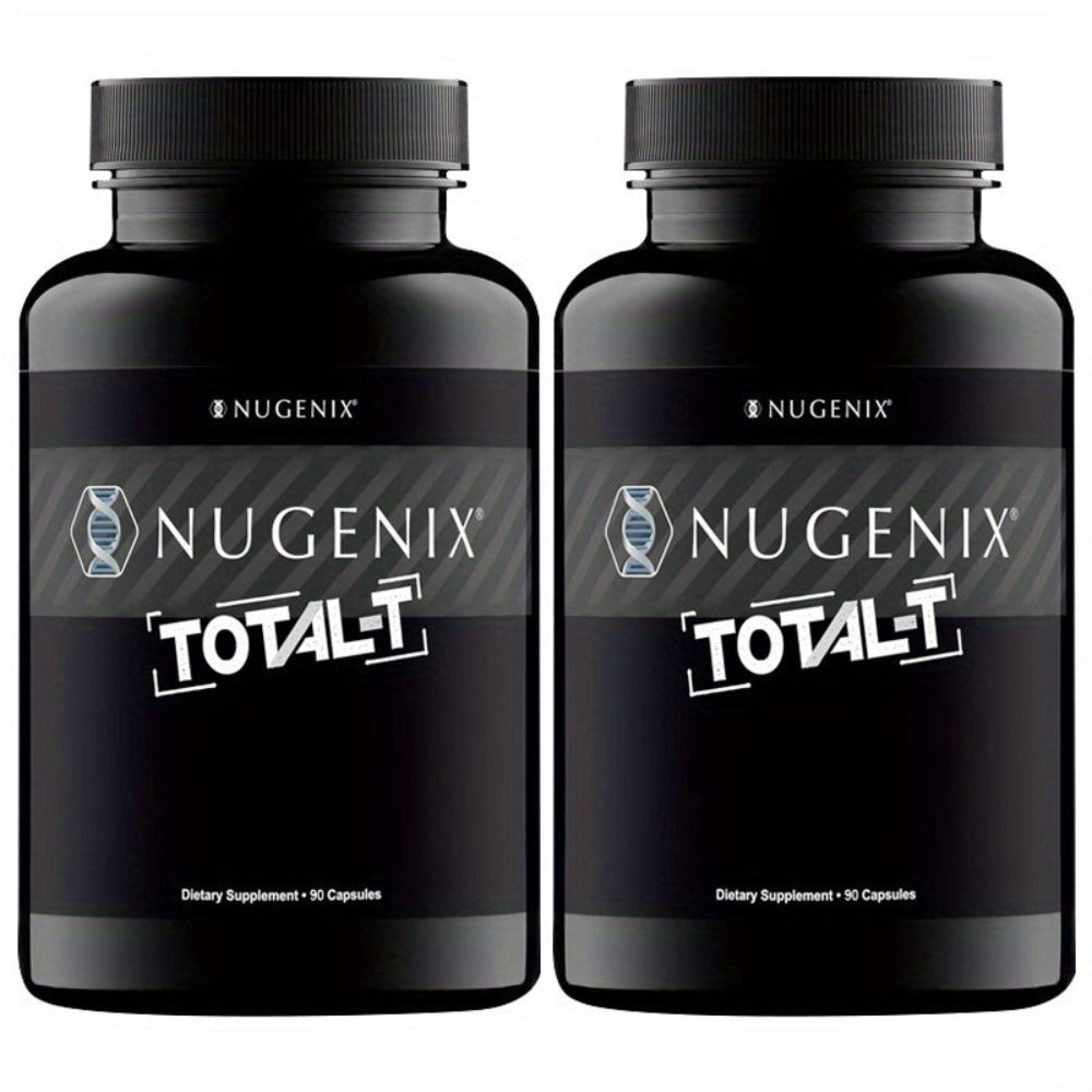Nugenix Total-T Capsule Supplement, Two-Bottle Package with 30 Labeled Three-Capsule Servings per Bottle