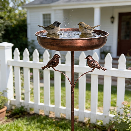 Bird Feeder Cast Iron Vintage | Bird Bath Garden Outdoor Yard Decor