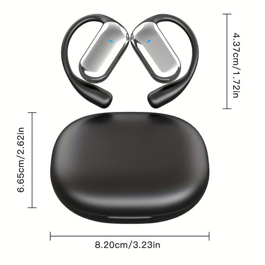 AI Translation Earbuds 144 Languages Real-Time Bluetooth 6.1 TWS Meeting Notes Noise Cancelling Crystal Mic Touch Control Type-C Charging All Smartphones Business Travel