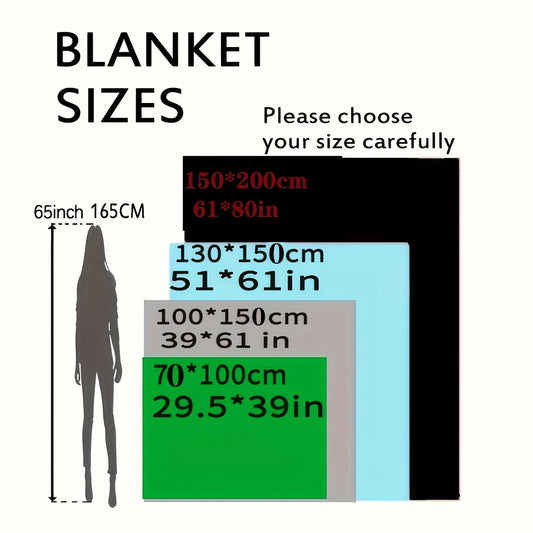 Flamingo Print Flannel Throw Blanket 250-300GSM Soft