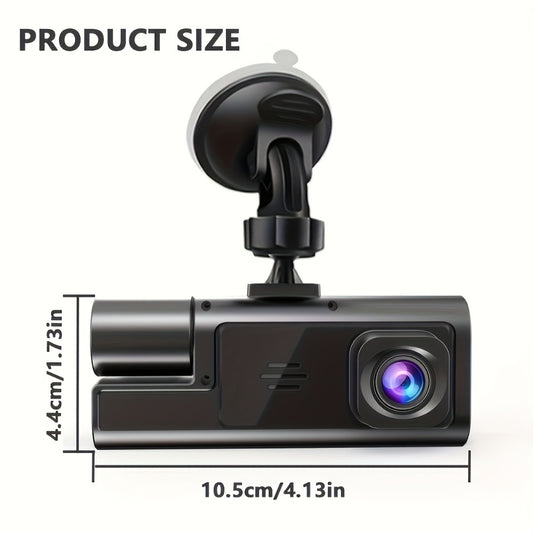 Dash Cam 1080P Dual & Triple Lens with IR Night Vision, 170° Wide Angle Car DVR Camera, WiFi, Loop Recording, G-Sensor, 24H Parking Mode, 2-Inch IPS Screen, 16GB/32GB TF Card, Car Dashboard Camera