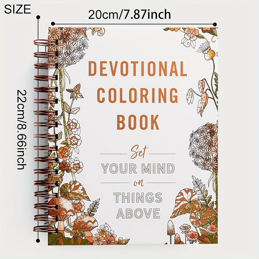 Christian Coloring Book for Adults – Devotional Faith-Based Mindfulness Art with Scripture, Guided Meditation & Stress Relief Pages for Women, Moms & Spiritual Seekers
