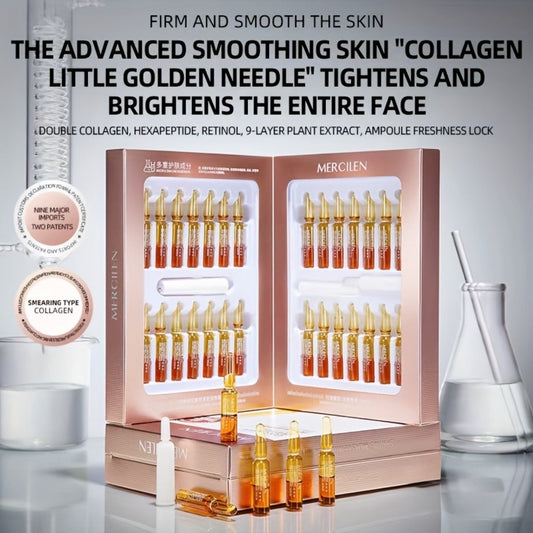 Retinol Face Serum 1.42oz - Collagen Peptide Firming Brightening Anti Wrinkle Moisturizing Dropper Serum, Fragrance Free Sensitive Skin Daily Anti Aging Skincare for Women