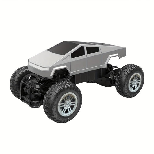 1:16 RC Monster Truck 2.4GHz 4WD Large Wheel Off-Road Pickup with LED Lights 45° Climb – All-Terrain Remote Control Car for Boys Kids – Birthday Christmas Gift