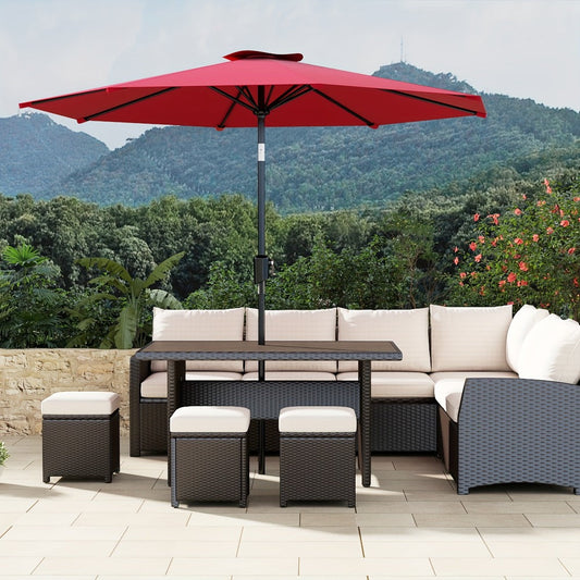 9-Foot Patio Umbrella, Outdoor Market Umbrella for Outdoor Shade and Protection detail image
