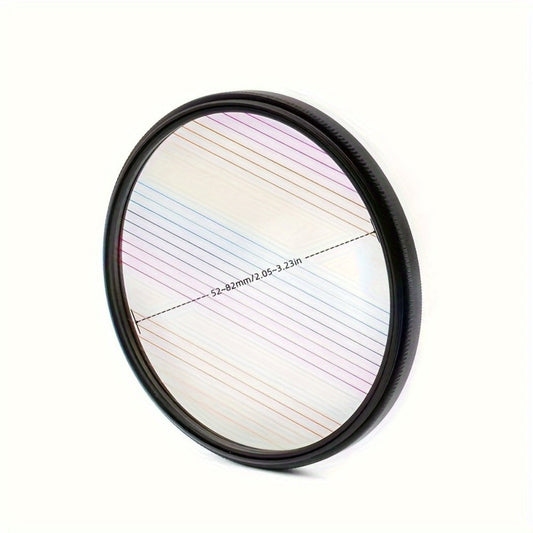 Starlight Camera Filter Multicolored Brushed Night View Special Effects SLR Lens Accessory 52 55 58 62 67 72 77 82mm Optical Glass Prism Filter for Portrait Landscape Night Photography