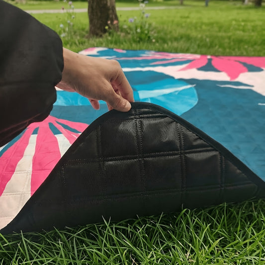 Picnic Blanket Waterproof | Foldable Padded Beach Park Camping Mat