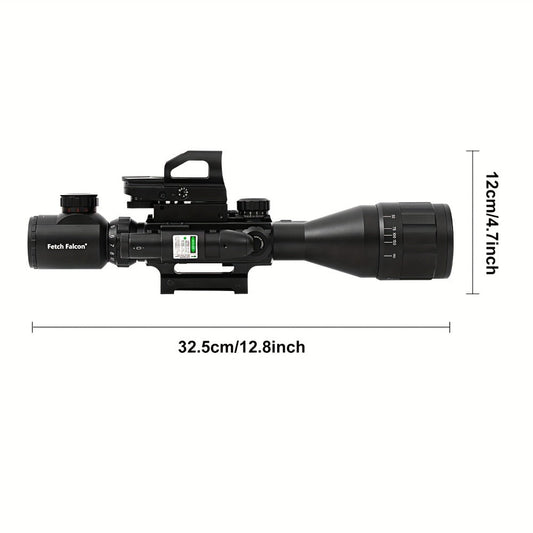 Rifle Scope Nitrogen-Filled Illuminated Reticle for Hunting Airsoft Pellet Guns, Multi-Power Zoom Tactical Scope, 3-9x40 4-20x44 5-30x56 4-16x50 Options, Aluminum Alloy Tube