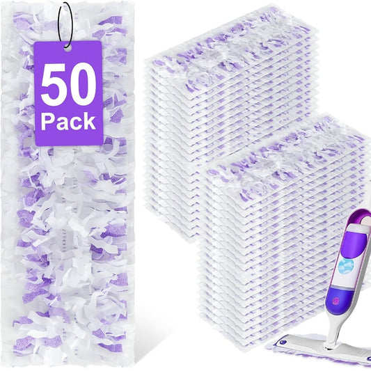 Mop Pads Refills Compatible with Swiffer PowerMop Dry and Wet Use Disposable Multi-Surface Floor Cleaning Pads for Hardwood Tile Laminate No Mop Included 15 Count or 50 Count Bulk Value Pack