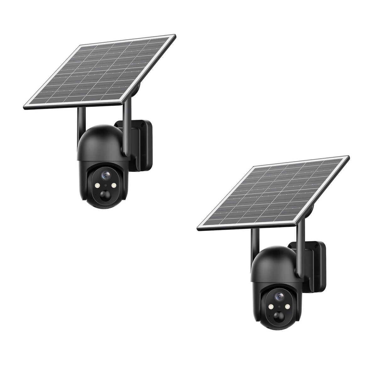 4G LTE Solar Trail Camera No WiFi Needed, Outdoor Security Camera 4K Night Vision, 360° Pan Tilt Live View
