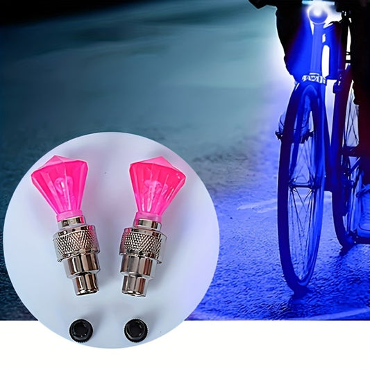 LED Breathing Light Tire Valve Caps – Running Horse & Wind Fire Wheel Light Effect for Car & Motorcycle Wheels