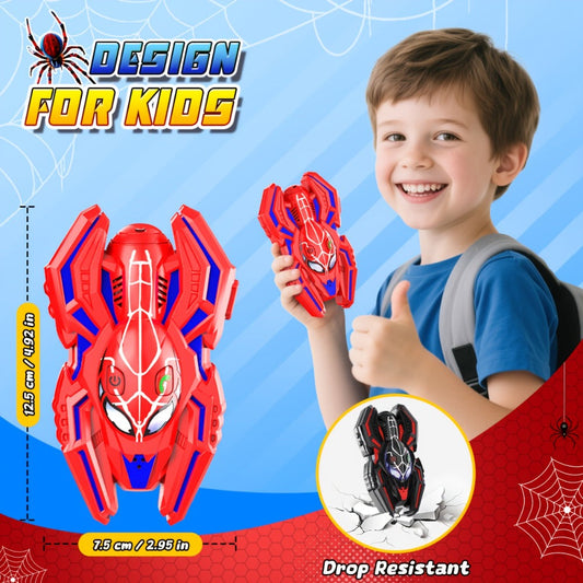 Spider Walkie Talkies for Kids 2-Pack – 2-Way Radio Toy, Ergonomic Grip, Push-to-Talk, Lanyard Hole, Ages 3-12 Boys & Girls, Birthday Valentine’s Easter Halloween Christmas Thanksgiving Gift