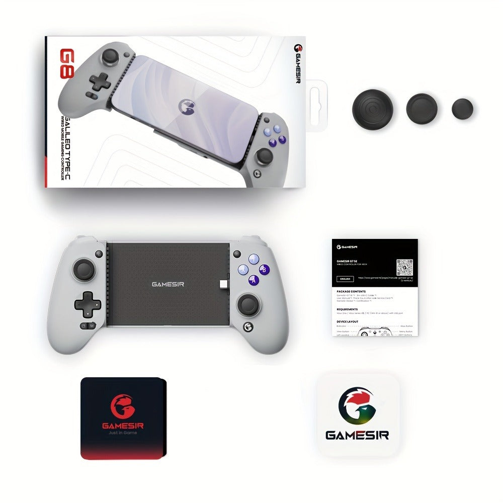 Hall Effect Mobile Gaming Controller GameSir G8 Galileo USB-C Wired, Zero-Drift Joysticks & Triggers