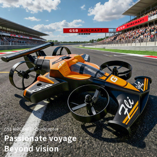 2-in-1 Mini RC Car and Drone Combo Dual Mode Switch One-Touch Takeoff Stable Hover Racing Mode Headless Mode 360° Aerial Flips Dual Batteries | RC Toy Gift for Kids Boys Girls | Birthday Christmas