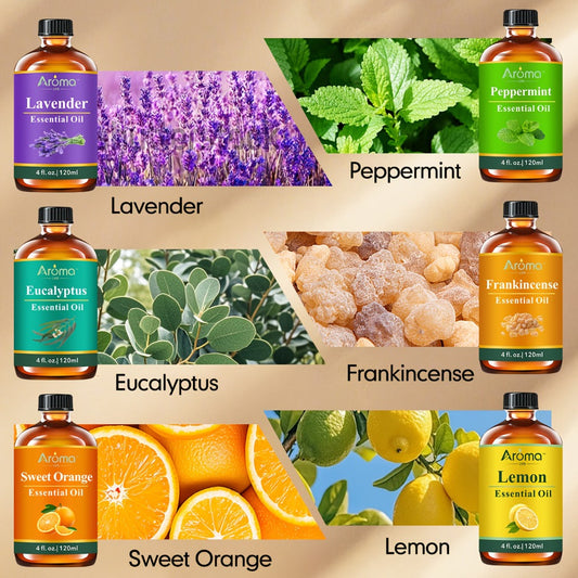 Essential Oil 118ml Multi-Scent Selection with Lavender, Tea Tree, Citrus and Herbal Options