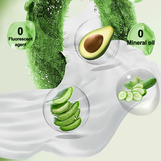 Makeup Remover Wipes Avocado Squalane Deep Cleansing Hypoallergenic Moisturizing Disposable Face Wipes 80 Sheets Pack Travel-Friendly Gentle for Sensitive Skin All Skin Types